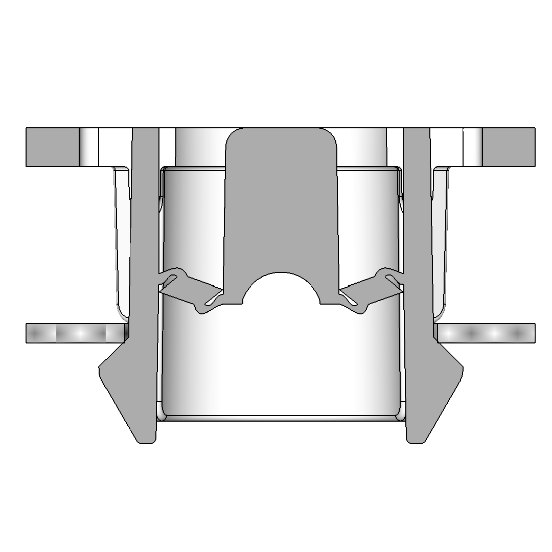 Picture of the plastic clip solution